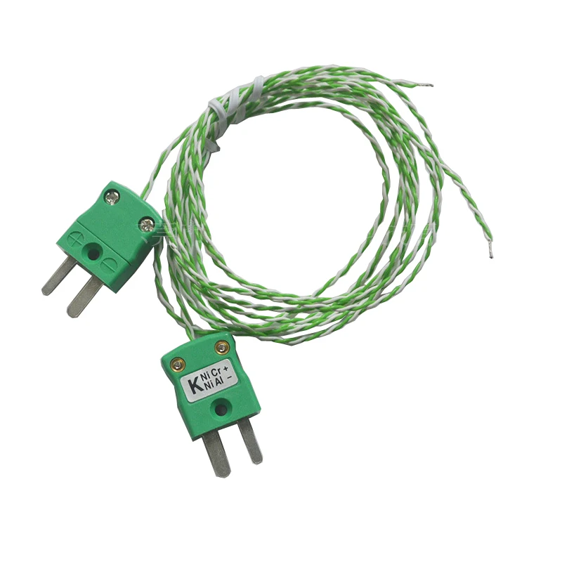 Labfaclity K type WK200 Green And White Thermocouple Wire DATAPAQ Oven Temperature Detector Thermocouple