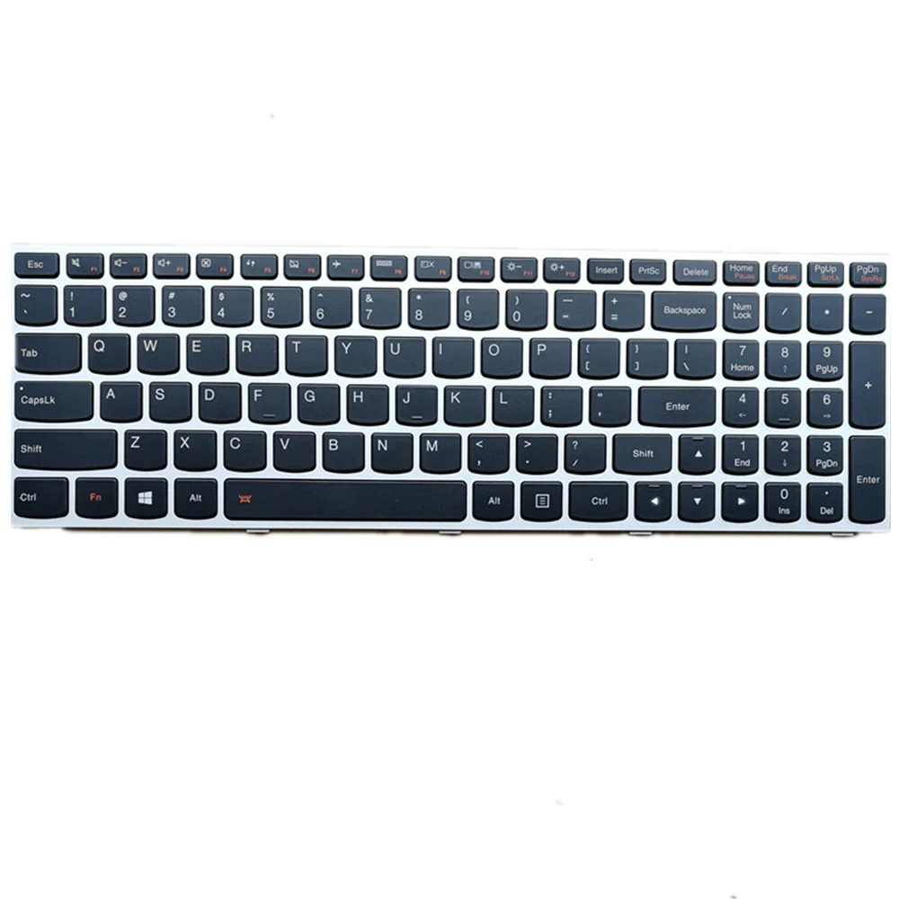 New Replacement Laptop Keyboard For LENOVO E50-70 E50-80 E51-80 Black Silver With Without Backlight US United States Edition