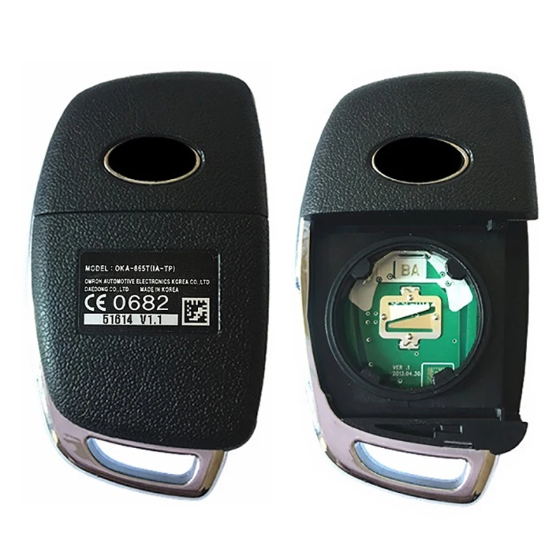 CN 020076 Oryginalny 4-przyciskowy pilot zdalnego sterowania do Hyundai I10 I20 I30 z 433Mhz CE0682 FCCID 95430-B9100 OKA-865T(IA-TP) bez chipa