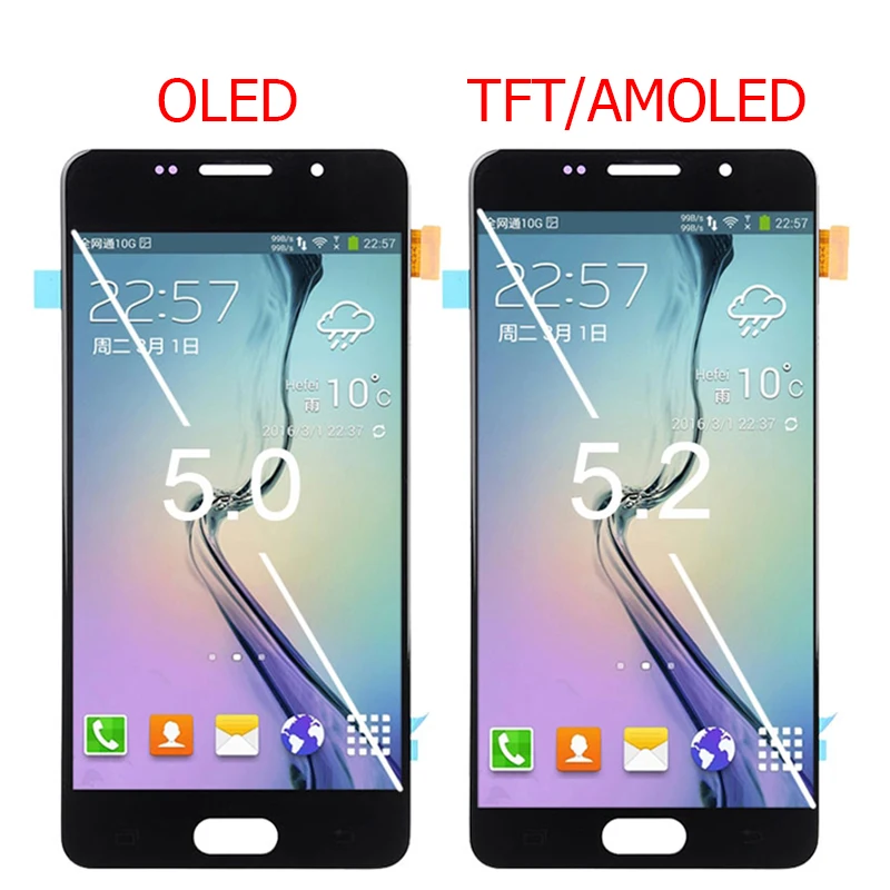 AMOLED For Samsung A5 2016 LCD Display With Frame 5.2\