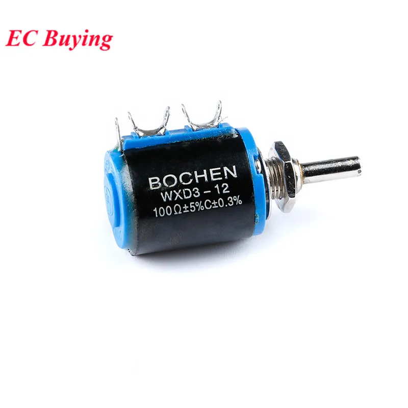 WXD3 WXD3-12 Potentiometer Wirewound Multi-Turn 100R 200R 220R 470R 1K 2.2K 3.3K 4.7K 6.8K 10K 22K 33K 47K