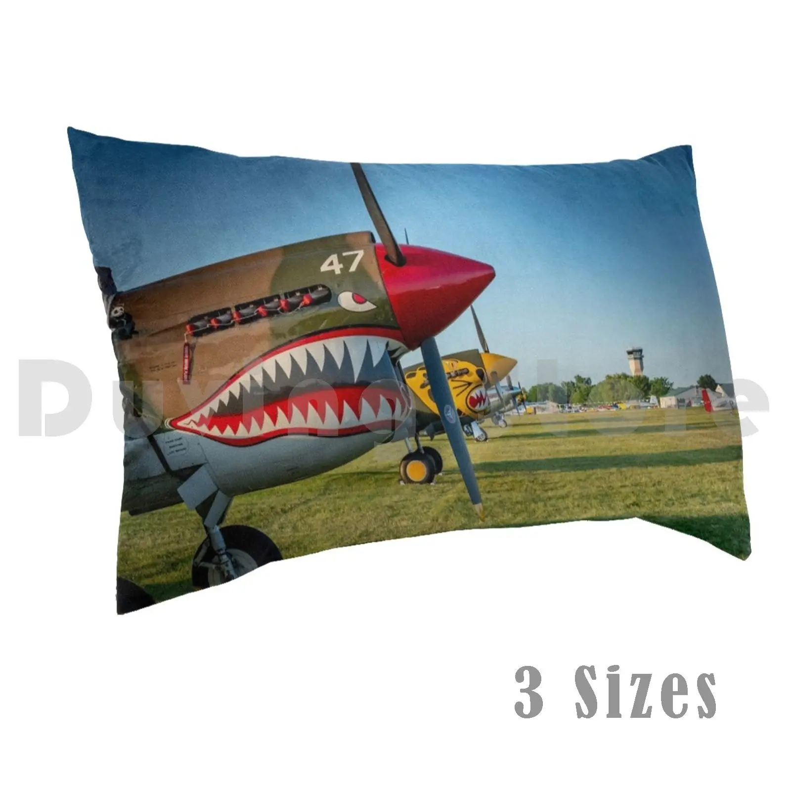 Flying Tiger Pillow Case DIY 50*70 Airplane Plane Travel Wanderlust Explore Cute Fly Inspiration Motivation