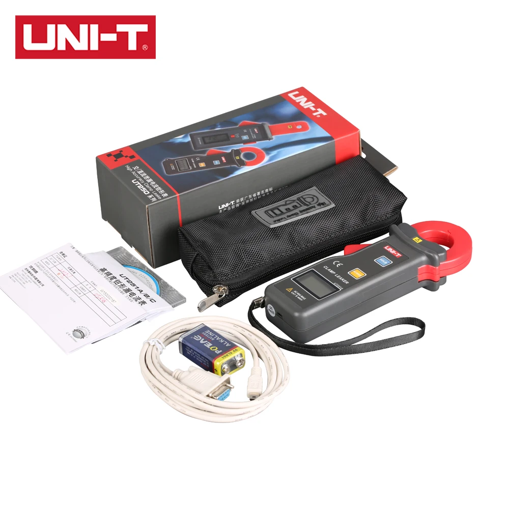 UNI-T UT251A/UT251C High Sensitivity Leakage Current Clamp Meter Auto Range 4-Digit LCD Digital Display, 10000 Display Count