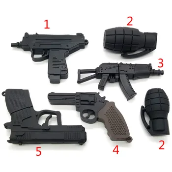 การ์ตูน AK47 ปืน/ระเบิดมือของเล่น USB แฟลชไดรฟ์แฟชั่นบุคลิกภาพสร้างสรรค์ส่งแฟน Cool ของขวัญ Battle 8g Gadget น่ารักที่กําหนดเอง