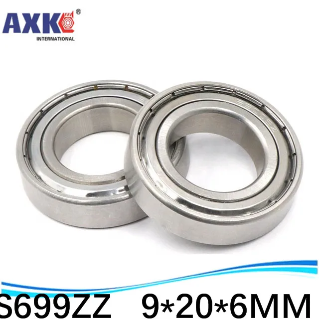 

High quality stainless steel bearing SS699ZZ S699-2Z 699 S699 Z ZZ S699Z S699ZZ 619/9 L-2090ZZ 9*20*6 mm 440C material