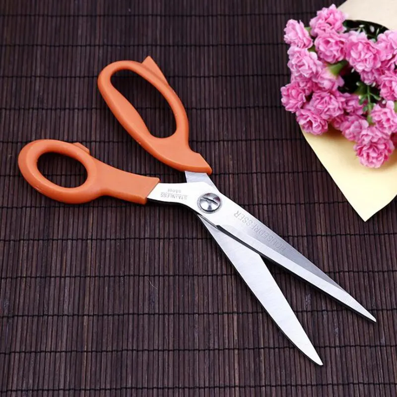 Cutting Scissors For Sewing Long Scissors Stainless Steel Sharp Scissors For Tailor Embroidered Thread Shears Clothes 10 inch