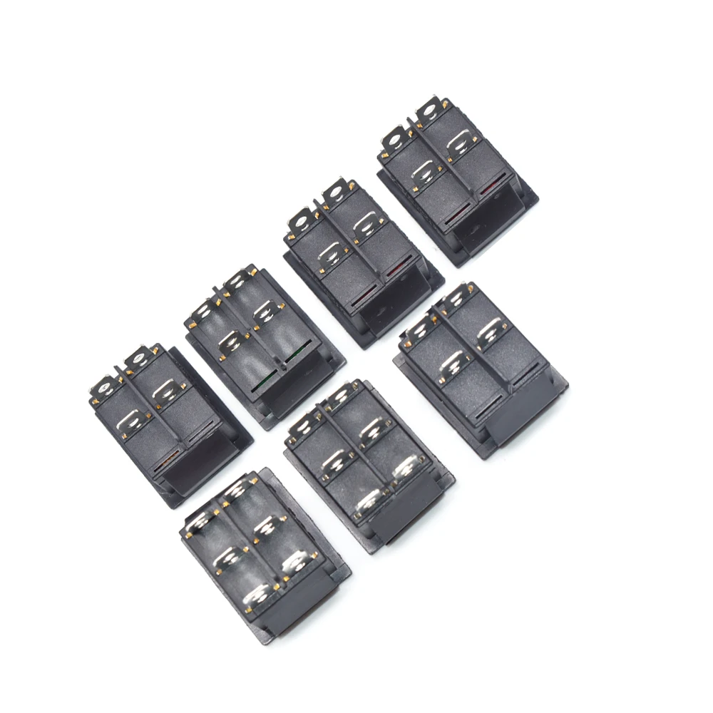 KCD4 Rocker Switch ON-OFF 2 Position 4 Pins /6 Pins Electrical equipment With Light Power Switch Switch cap 16A 250VAC/ 20A 125V