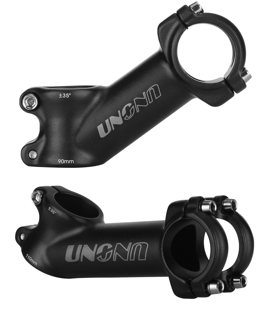 UNO MTB Bicycle Stem 7 17 35 Degree Ultralight Bike Stem 31.8mm 60-130mm Mountain Power Parts Road Bicycle Aluminum Stem 31.8