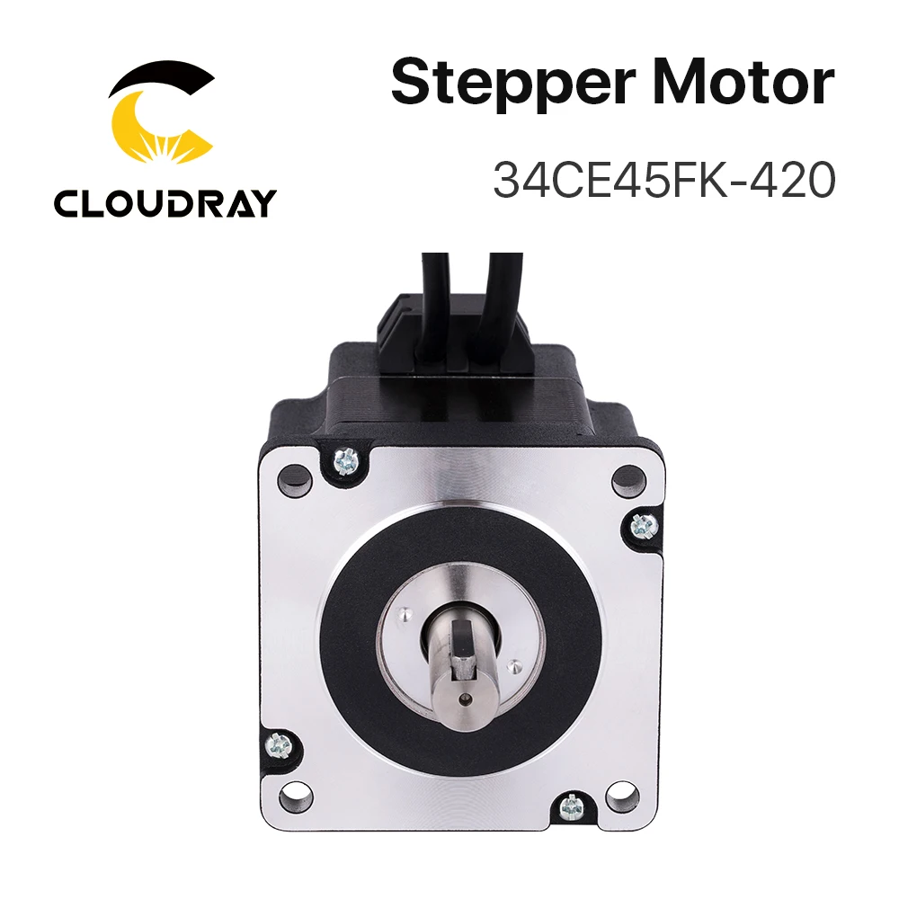 Imagem -02 - Cloudray Nema 34 Kit de Motorista de Motor Deslizante de Loop Fechado com Codificador 4.5n. m 4.2a Mais Vac Vdc Cle34 para Máquina de Corte de Impressora 3d