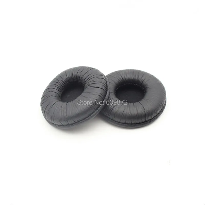 60mm Leatherette Ear Cushions Soft Sponge headphone Ear Pads Durable Earpads for ATH-ES55 Sony MDR-PQ3