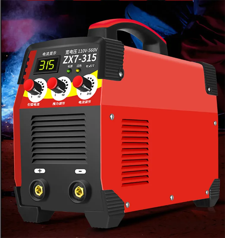 11KW ZX7-315 20-315A Arc Force Electric Welding Machine LCD Digital Display  IGBT Inverter Welders Free Shipping 220v-380V