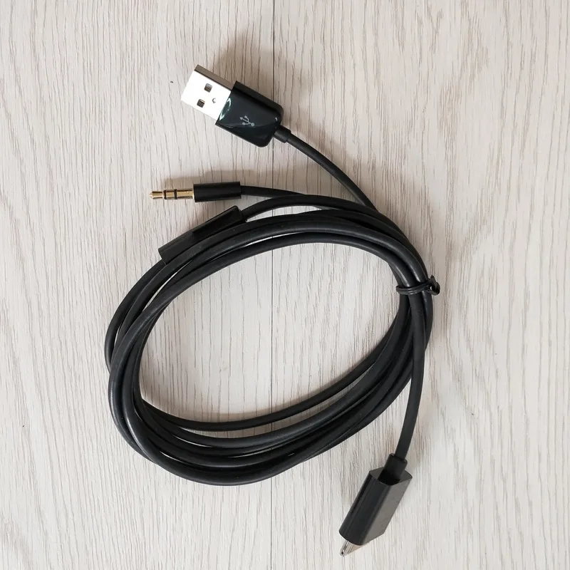 30 pin to USB charging 3.5mm AUX cable 1.5m USB charge cable adapter for ip4 4s iPod iPad 3