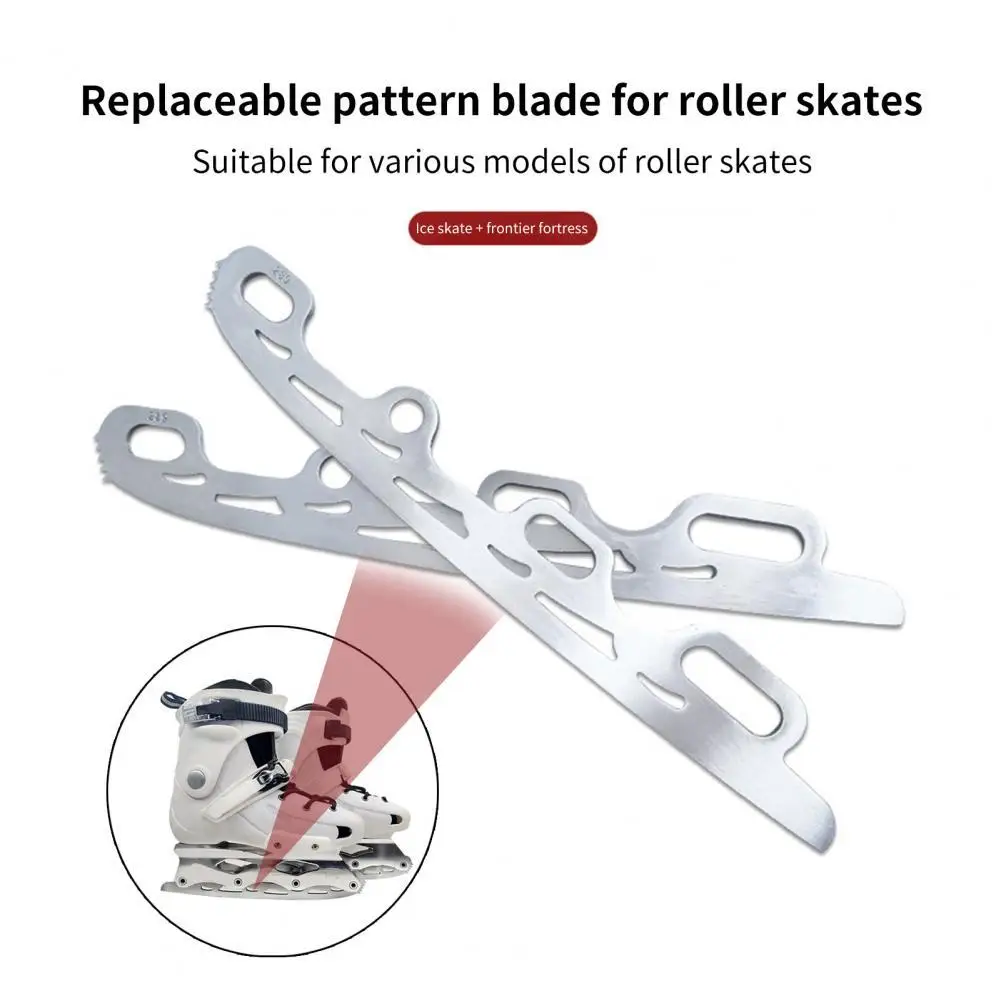 1 Pair Skate Blade Anti-slip Skates Replacement Blade Stainless Steel ice skate blade Ice Skating Shoes Blade Ice hockey blade