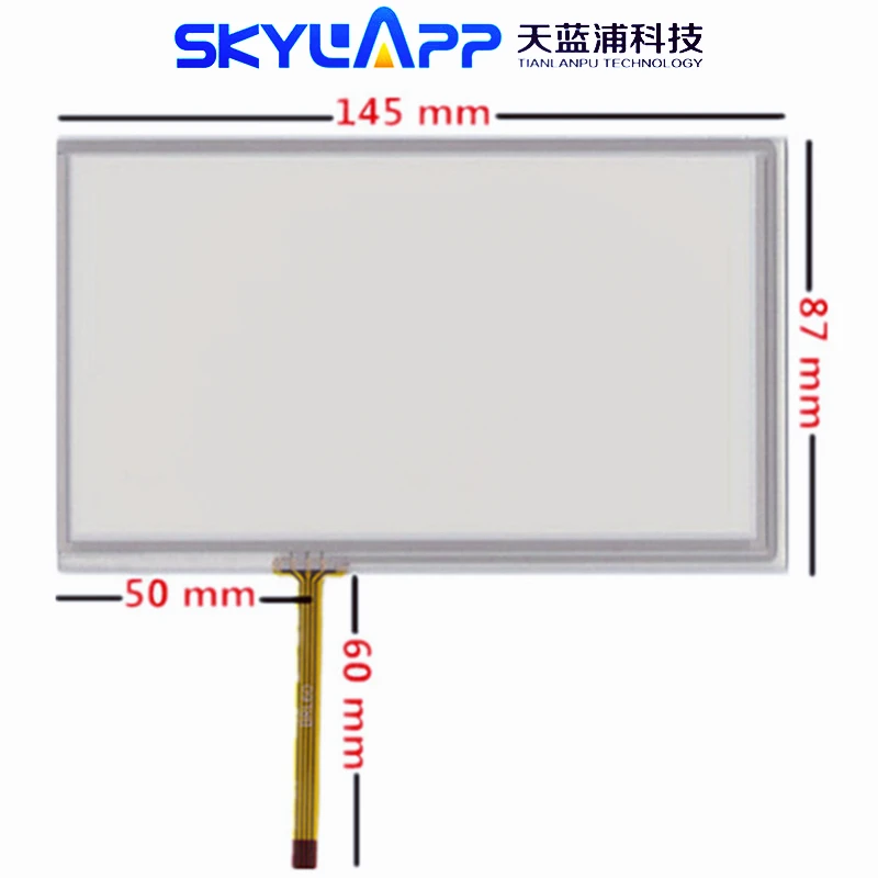 

Touch Screen for TM060RDH01 and V060FW02-A12 A060FW02, Resistance Handwritten Touch Panel, Digitizer Glass, 145mm * 87mm