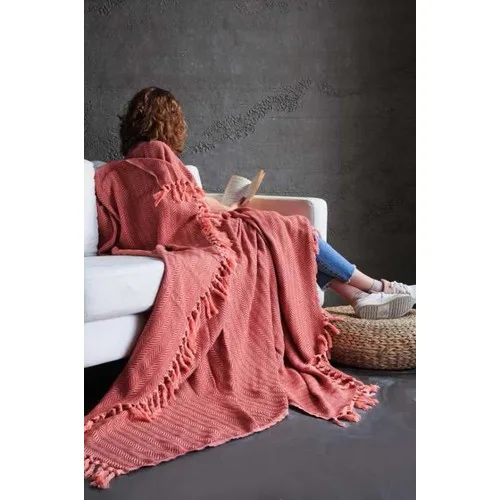 Tulip Home Throw Double Blanket Zoe (Anthracite-Gray)