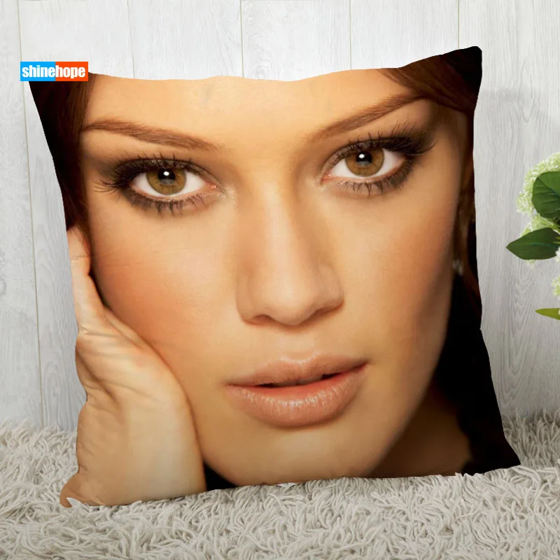 Hilary Duff Pillow Cover Customize Star Pillowcase Modern Home Decorative Pillow Case For Living Room 45X45cm,40X40cm