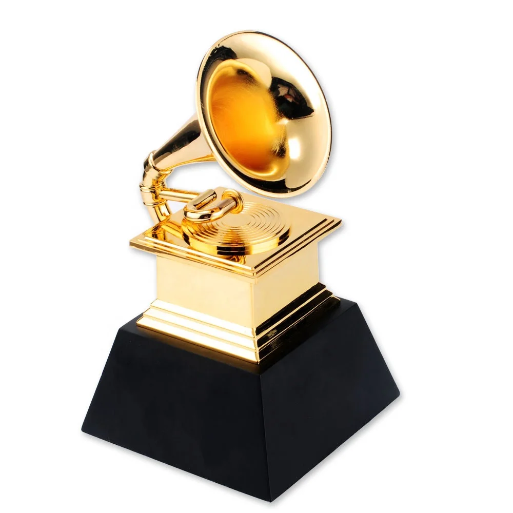 

Free shipReplica Grammy Trophy Height 23.5CM Music Souvenirs Award Latin Grammy award trophy Free Engraving christmas decoration