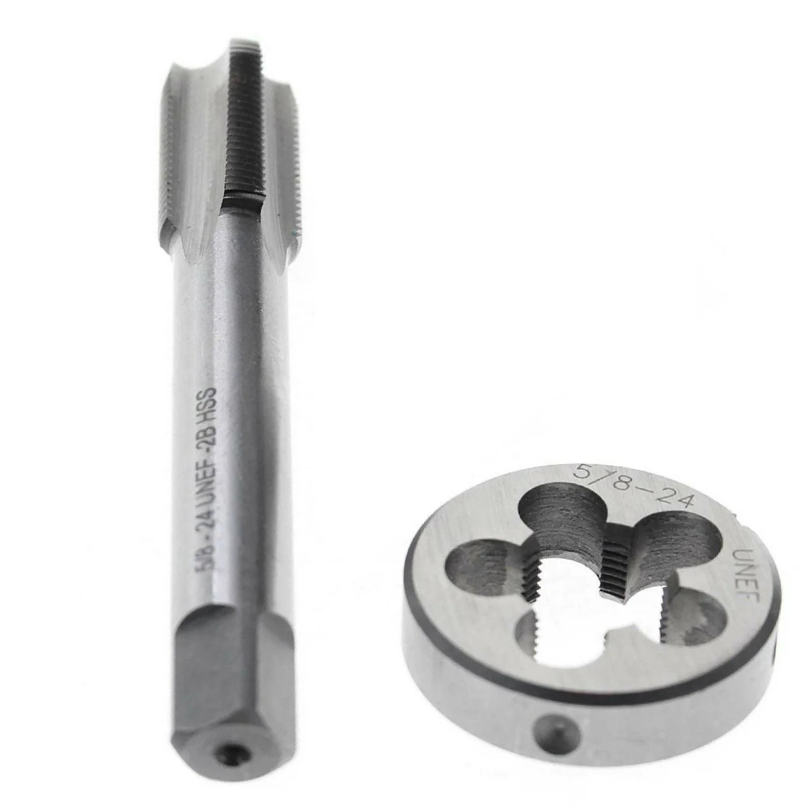 HSS 5/8 Inch-24 UNEF Metric Trapezoidal Right Hand Thread Tap And Die Set New 5/8x24 Hand Tap Drill Bit