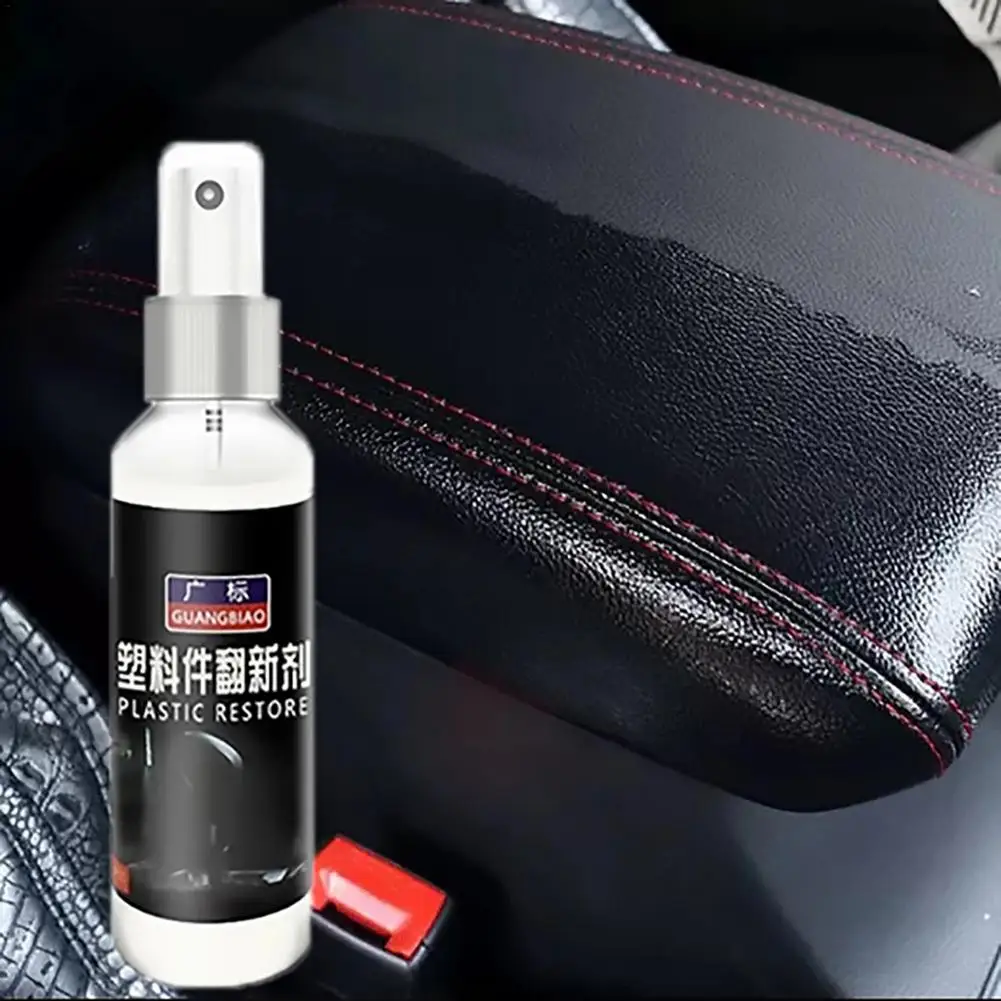 50ml Car Plastic Part Retreading Agent Automotive Interior Part Plastic Retreading Tool Maintenance Paste Car Polish