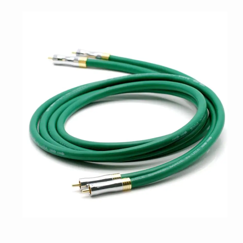 Colleimage Hifi MCINTOSH 2328 Pure Copper RCA Audio Cable Audio Interconnect Audio Cable With Gold plated RCA plugs Connector