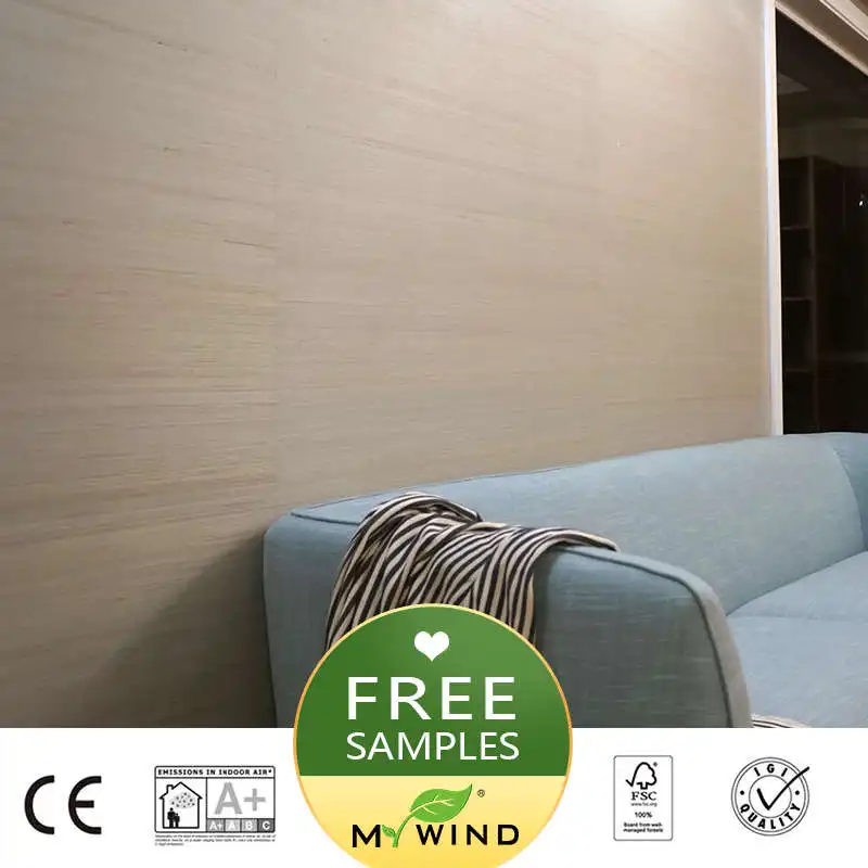 MY WIND Luxo Material Natural Inocuidade Abaca Grasscloth Papéis de Parede