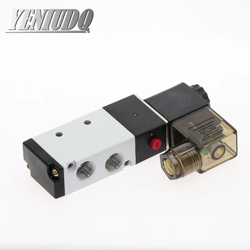 5Way 2 Position Airtac Electric Solenoid Valve 4V210-08 1/4\