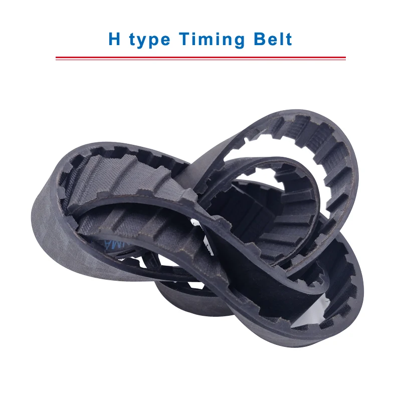 H type timing belt model-1750H/1765H/1800H/1850H/1900H/2200H Trapezoid teeth belt teeth pitch 12.7 mm  width 25/30 mm