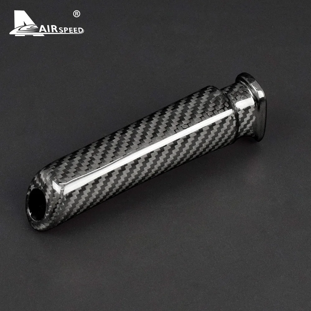 Real Hard Carbon Fiber Replace Cover for Subaru WRX 2014-2020 Forester 2008-2019 LHD RHD Car Handbrake Grips Cover Interior