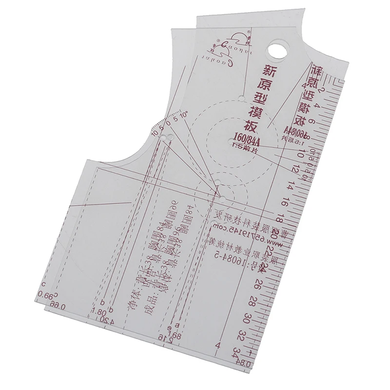 Set 1:5 Fashion Design mini Ruler Cloth Design School Student Apparel Drawing Garment Prototype Rulers
