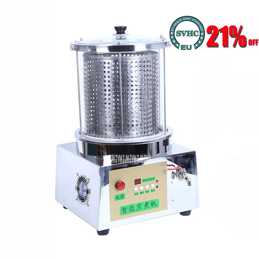 

Automatic Decocting Machine Large Capacity 20L Thickened Glass stainless steel Pot Intelligent Operation Panel Timing 1800W 220V