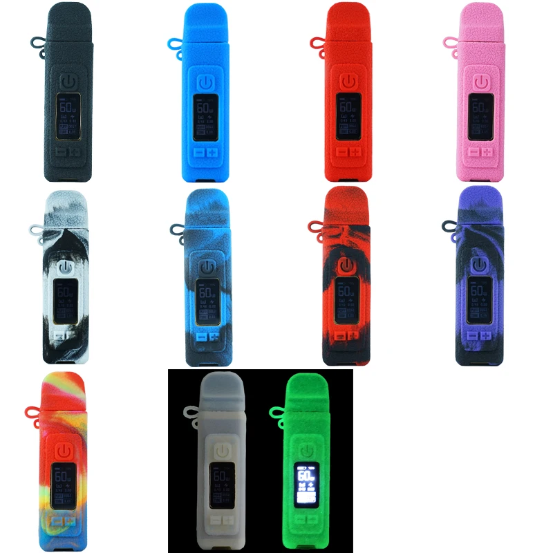 [Case Only]Protective Silicone Texture Case for SMOK Rpm4 Rpm 4 Pod Kit Vape Skin Sleeve Cover ModShield Wrap gel