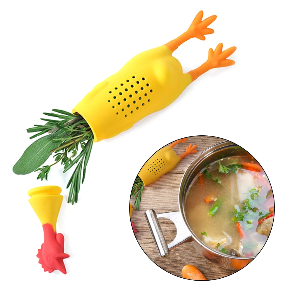 송진 치킨 힐데 정원 장식 동물 피규어, 정원 플러그 도자기 피규어, 크리스마스 장식품, 직송 Best5 9 실리콘 비명 치킨 조미료 냄비 1 개, 조미료 용기 양념 상자 조림 수프 주방 가제트 knorr 치킨