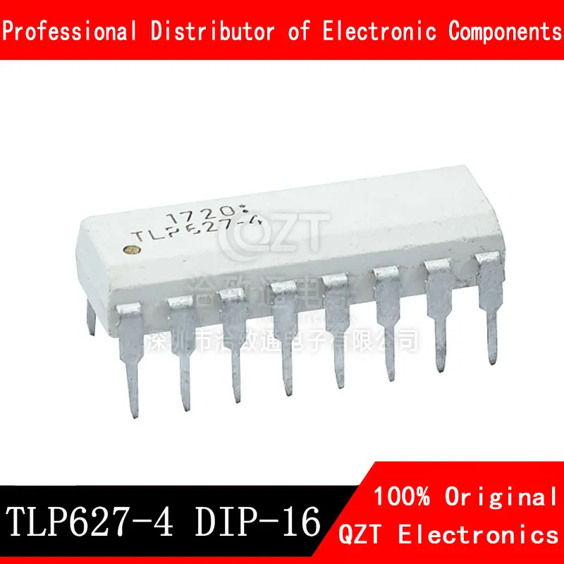 10 pçs/lote TLP627-4 tlp627 dip-16 quad transistor saída optocoupler novo original em estoque