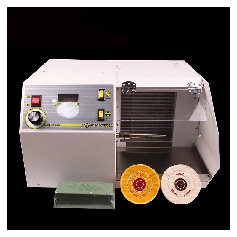 Single Head Cloth Wheel Polishing Machine Gold And Silver Jewelry Mirror Polishing Machine Speed Control Polishing Machine