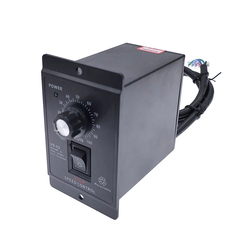 US-52 400W AC 220V 50/60Hz AC speed controller AC regulator motor control forword backword with filter capacitor