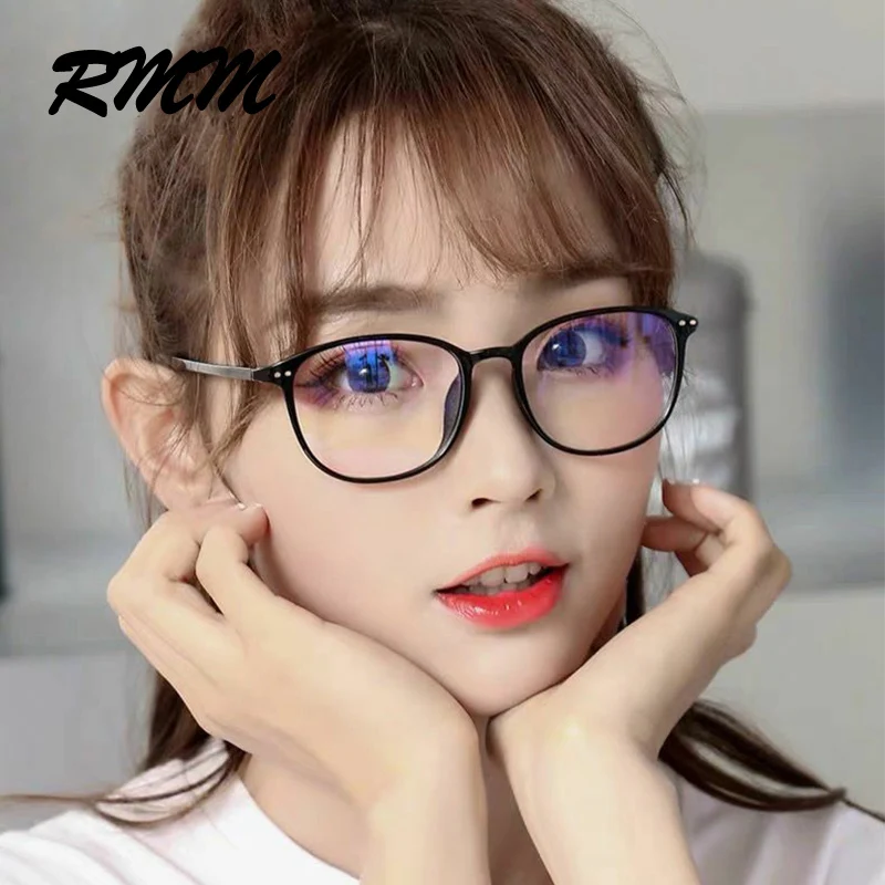 RMM Retro Square round Frame Plain Glasses Anti blue light glasses Women&Men Optical Spectacle Glasses Myopia Eyeglasses Frames