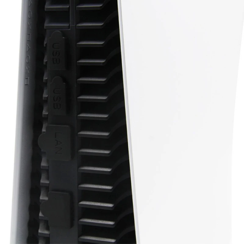 Silikon Staub Stecker Lan Typ-C USB Dock Shell Staub Stecker Für PS5 Spiel Konsole Staub Stecker Zubehör
