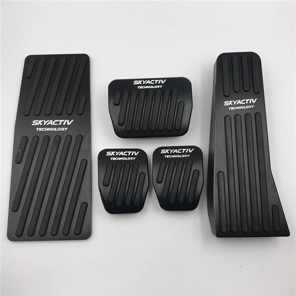 

Car Accessory Modified Pedal Pad For Mazda 3 Axela BP CX-30 CX30 2019~2021 Accelerator Foot Rest Decorative Metal Refit Cover