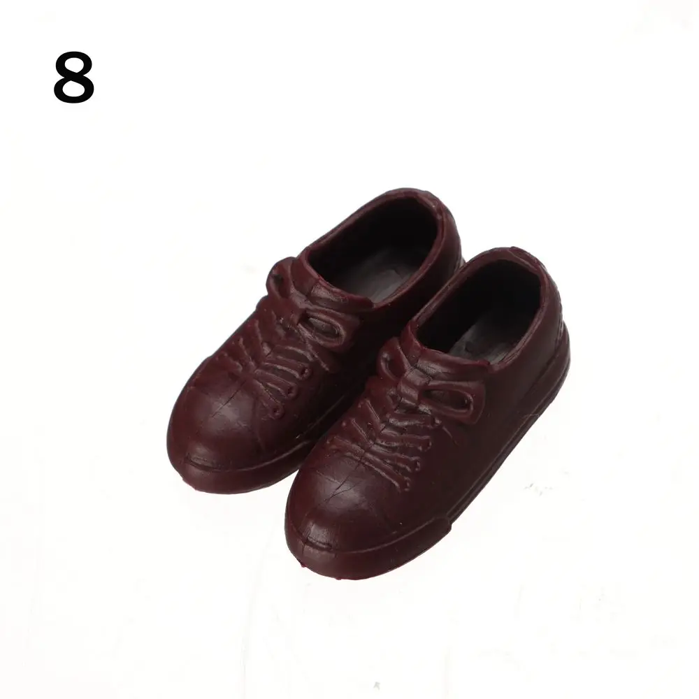 DIY For 16cm Dolls Foot Length 2~3.5cm PVC Boots Plastic Sneakers Fashion  Shoes Casual Shoes