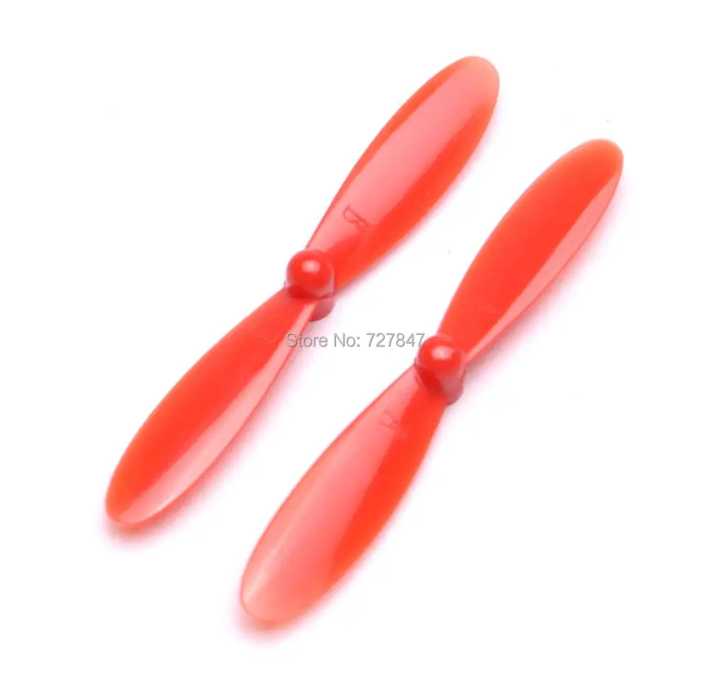 10 Pairs 55mm Blade Propeller Prop for 7mm 8.5x20mm Coreless Motor DIY Micro DIY Micro Quadcopter RC Camera Drone Accessories