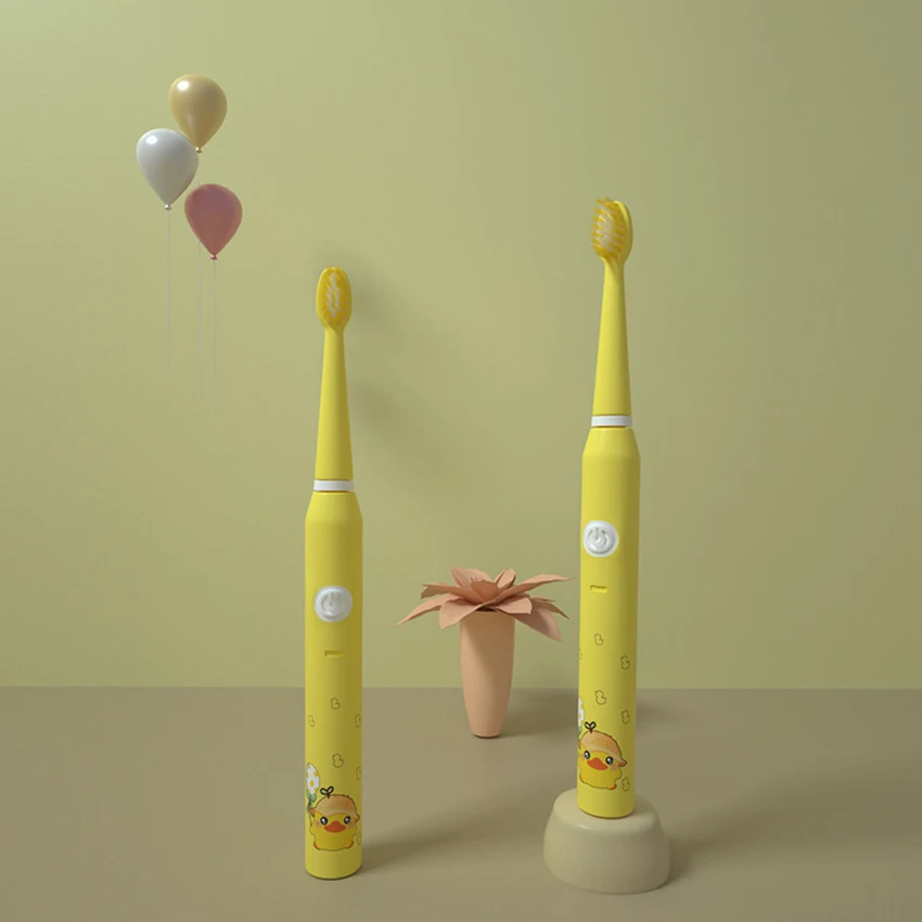 Rechargeable Kids Electric Toothbrush, 3 Modes, 3 Soft Bristles, Easy Cleaning, One Charge for 18 Days, Electric Toothbrushes