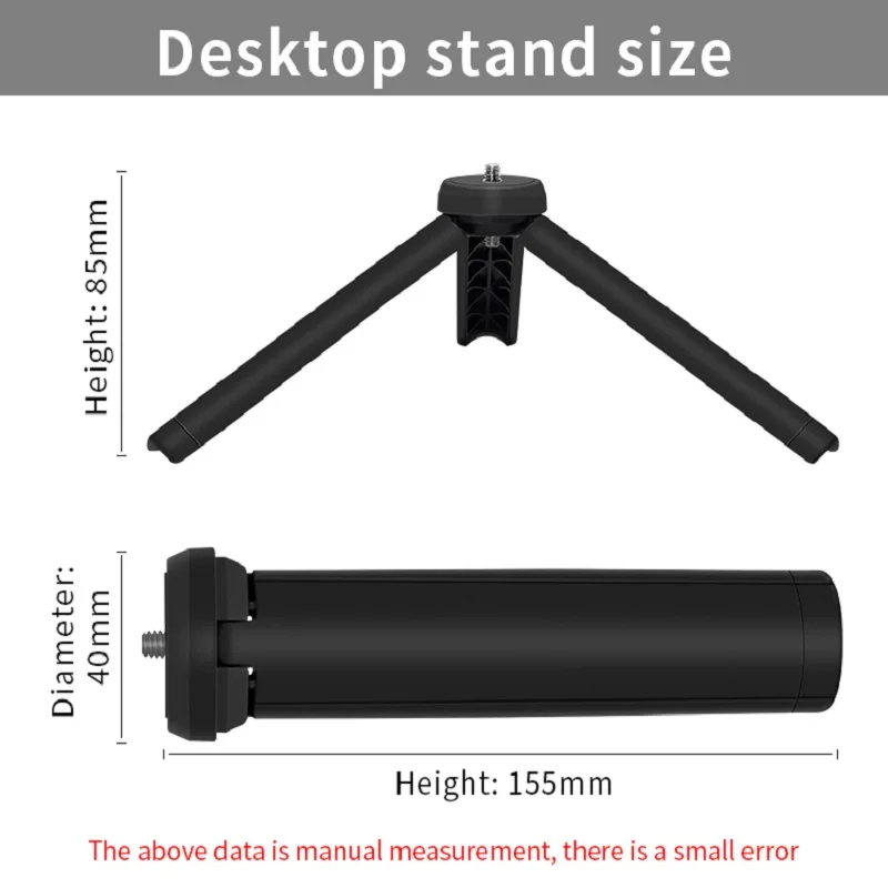 Trípode totalmente de Metal con Control para iphone, Gopro, Xiaomi, Huawei, teléfono móvil, fotografía en vivo, Selfie, anillo de luz para cámara