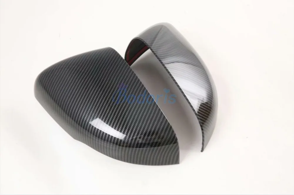 

For Kia Sorento MQ4 2021 Carbon Fiber Color Side Wing Mirror Cover Rearview Caps Overlay Shells Panel Car Styling Accessories