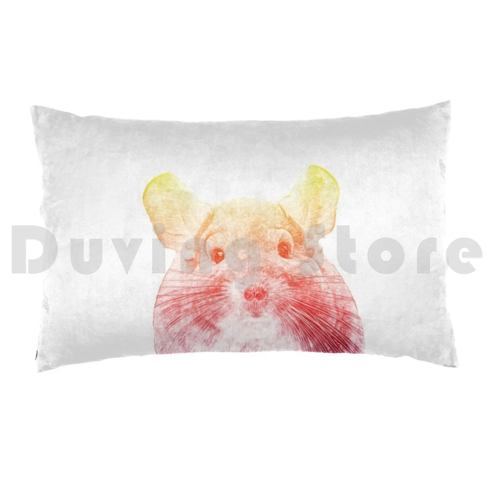 Chinchilla Pillow case 1337 Chinchilla Mouse Animal Rodent Sweet Autumn Forest Animal Domestic