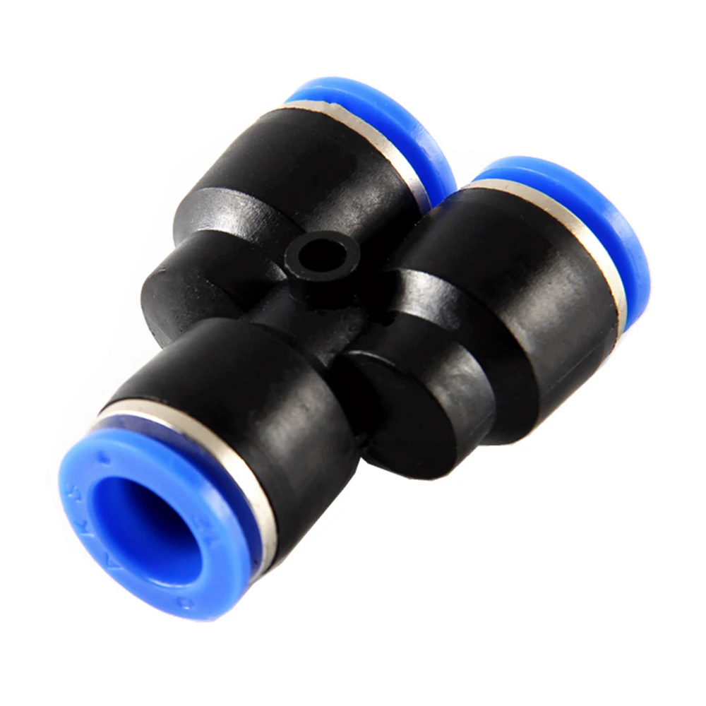 

PY pneumatic connector tee connector 4-16mm air hose quick plug connector pneumatic component plastic pipe joint fittings