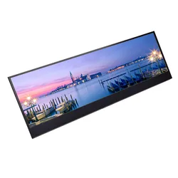 Monitor touch da 14 pollici 4K allungato 3840x1100 IPS per raspberry pi Car pubblicità industriale telefono Android Aida 64 monitor