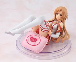 Anime Sword Art Online Yuuki Asuna with Pillow Ver. 1/8 SAOSexy Girls PVC Action Figure Model Toys