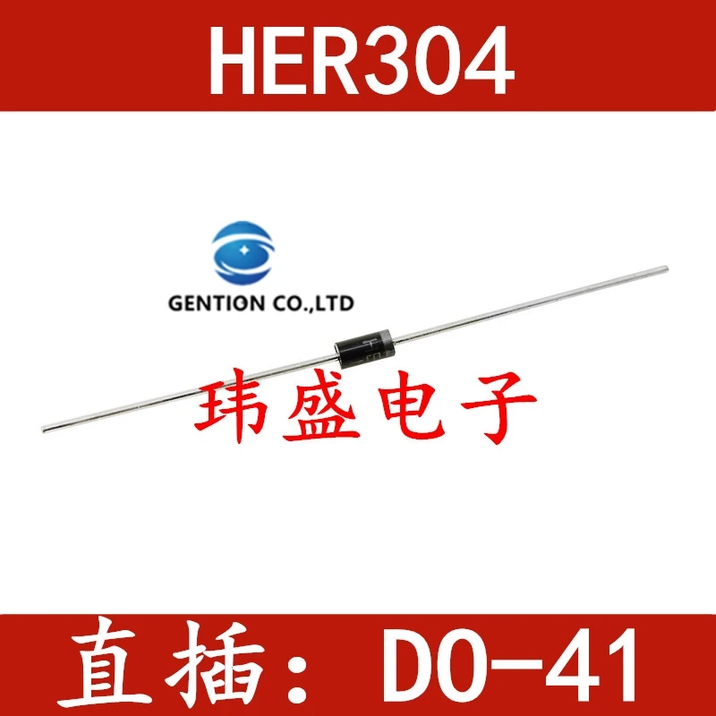 MIC HER304 DO 304-201, diodo de recuperación superrápida de alta eficiencia, 100%, nuevo y original, 50 Uds.