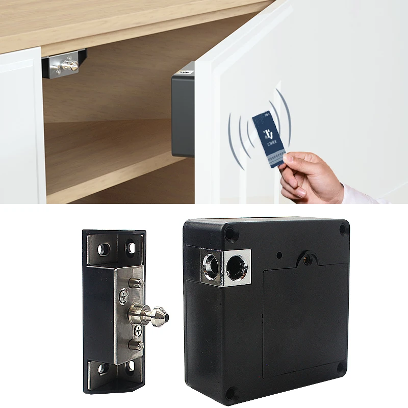 Mobile phone NFC smart locker electronic lock RFID13.56mhz invisible furniture sensor cabinet lock drawer door lock