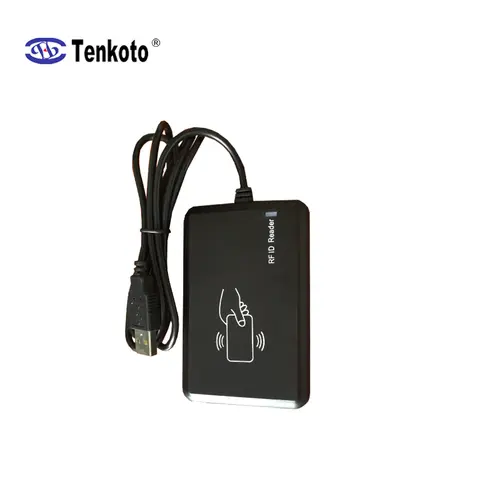 USB 13.56KHZ IC And 125KHZ ID Card Dual Band Frequency RFID Contactless NFC Reader